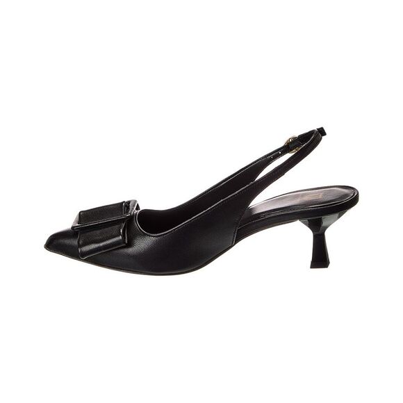 M By Bruno Magli Mona Leather Slingback Sandal, Black